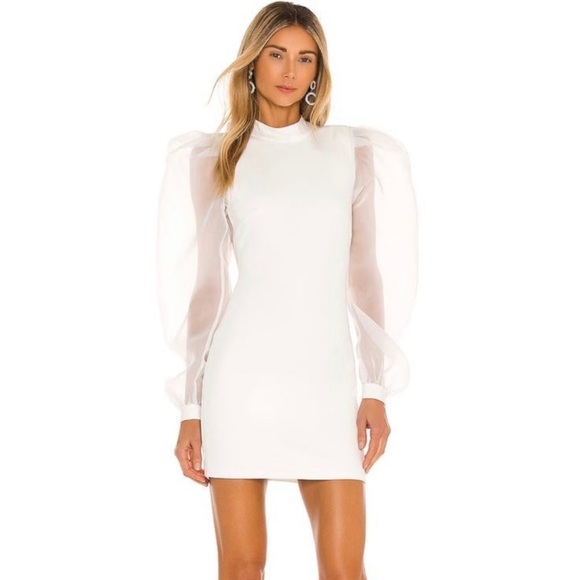 Revolve Bao Dress in Ivory - Picture 1 of 3